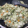 クック9KW659☆'s cooksnap of when they made アレンジ無限！離乳食後期〜　小松菜ピラフ.