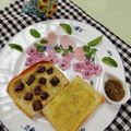 みっちゃん❇️68's cooksnap of when they made 梅ジャムとチョコでトースト.