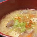 yukesi's cooksnap of when they made 北海道の豚汁(ぶたじる).