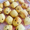 クック1Z3KFD☆'s cooksnap of when they made ココナツミルク黒糖チョコパン.