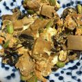 冷蔵庫レスキュー隊's cooksnap of when they made 保育園の給食の味！高野豆腐の卵とじ.