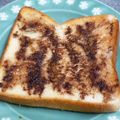 卯月のうさぎ２０１４'s cooksnap of when they made 朝食やオヤツに♡シナモンシュガートースト.