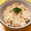yukihappy's cooksnap of when they made しらすの炊き込みごはん♪.