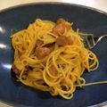 和菓子スキ's cooksnap of when they made 野菜ジュースで絶品！ワンポットナポリタン.