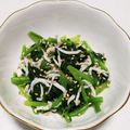 もぐ・ω・くま's cooksnap of when they made ほうれん草としらすの簡単おひたしナムル風.