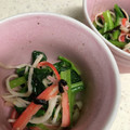 いちご2013's cooksnap of when they made 小松菜とカニカマの塩昆布和え.