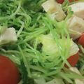 あゆたっくん's cooksnap of when they made 鶏胸肉と豆苗のボリュームサラダ.