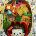 hime's cooksnap of when they made おかっぱちゃんおにぎり＊キャラ弁.