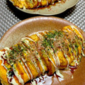 あい♪らんど's cooksnap of when they made もやしとひき肉のとん平焼き風.