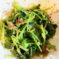 ˚✧₊⁎ゆう˚✧₊⁎'s cooksnap of when they made 簡単小鉢　三つ葉の胡麻和え.