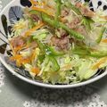QPはにー's cooksnap of when they made ★ピーマン香る！キャベツナサラダ★.