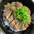 レイ・ヨシコ's cooksnap of when they made 漫画めし：シャリアピンステーキ丼.