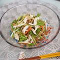 バカリャウ's cooksnap of when they made 水菜と鶏ささみのきんぴらサラダ.