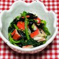 tokotann's cooksnap of when they made 山葵ツゥ〜ンな海苔入りほうれん草和え.