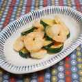バカリャウ's cooksnap of when they made 海老とズッキーニのミルク味噌炒め.