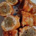 ameうめ's cooksnap of when they made フキの肉巻き☆美味しいお弁当にも.