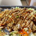 merciです's cooksnap of when they made 家族みんなでホットプレートで焼そば！.
