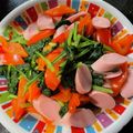 ＭＩ−ＳＡＮ's cooksnap of when they made 小松菜のウィンナー炒め.