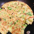 あいもん料理部's cooksnap of when they made オートミールでネギ焼き風＊チヂミ.