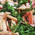 monjimari's cooksnap of when they made 簡単！春菊舞茸ソテー.