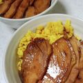 ぱにぱる's cooksnap of when they made ファミコレで☆スピード鶏の蒲焼二色丼.