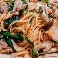 yumelon88's cooksnap of when they made 豚キムチパスタ.