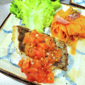 yuki★haru's cooksnap of when they made 鯛のソテー　トマトソース添え.