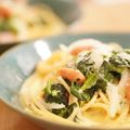 かえでママ！'s cooksnap of when they made ウインナーとほうれん草のクリームパスタ.