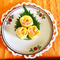 ★kokomama★'s cooksnap of when they made 卵焼きの薔薇.