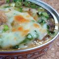 節約料理を美味しく！'s cooksnap of when they made イワシの味噌煮缶とネギチーズ.