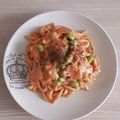 アクセル☆'s cooksnap of when they made ：超簡単 ★トマトクリームうどん :.