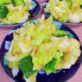 へい♡ゆー♡'s cooksnap of when they made 胡瓜とキャベツのピリ辛胡麻和え.