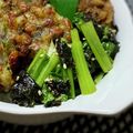 なおミール's cooksnap of when they made 簡単！小松菜とのりのわさび和え.