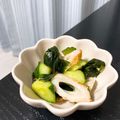 ﾏﾅｽﾞｷｯﾁﾝ's cooksnap of when they made 胡瓜と竹輪の簡単白だし和え 浅漬けサラダ.