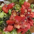 takepapa55's cooksnap of when they made トマト丸ごと！自家製ドレッシングのサラダ.