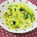 ふうはっちゃん's cooksnap of when they made キャベツと小松菜のオイスター炒め.