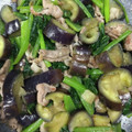 まん丸みかリン's cooksnap of when they made ナスと小松菜の中華炒め.