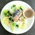 ひさかた's cooksnap of when they made 鯖缶のサラダ＆レモンドレッシング.