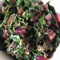 Tomotabi's cooksnap of when they made 赤かぶビーツの葉残りものふりかけ♪.