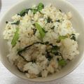 あやむい's cooksnap of when they made 小松菜とツナの混ぜご飯♡.