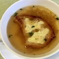 コムギ大好き's cooksnap of when they made フライドオニオンで簡単過ぎオニオンスープ.