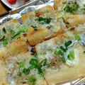 ざじよ's cooksnap of when they made サクッ＆とろ～り！油揚げピザ（葱じゃこ）.