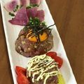 Etsu☆ko's cooksnap of when they made マグロのたたきでユッケ風〜.