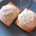 みるくクロワッサン's cooksnap of when they made 朝食♪おやつに♫　メロンパントースト♡.