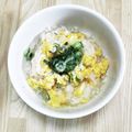 カプチーナ！'s cooksnap of when they made レンジで簡単♩やさしい卵雑炊.