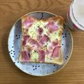 はなぴっち's cooksnap of when they made ＃ベーコンチーズマヨトースト.