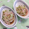 赤い電話's cooksnap of when they made 簡単❗もやしハムきゅうりのゴマぽん酢合え.