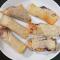 toumi's cooksnap of when they made あんバナナ春巻き.