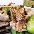 クック61RW5R☆'s cooksnap of when they made 糖質オフ！豚肉ときゅうりのゴマ塩サラダ♬.