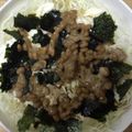 かおり♡♡♡'s cooksnap of when they made 納豆キャベツ 又は 納豆キャベツ豆腐.
